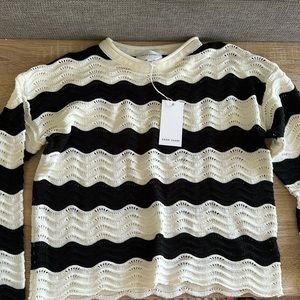 Black & white sweater